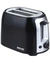 Better Chef Deluxe Cool Touch Wide-slot 2-slice Toaster In Black