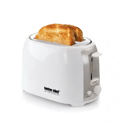 Better Chef Deluxe Cool Touch Wide-slot 2-slice Toaster With Stainless Accents