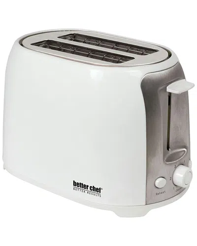 Better Chef Deluxe White Cool Touch Wide-slot 2-slice Toaster