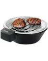 Better Chef Indoor 12-inch Electric Barbecue In Black
