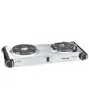 Better Chef Stainless Steel Electric Double Burner In Metallic