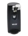 Better Chef Tall Black Can Opener With Knife Sharpener/bottle Opener In Black