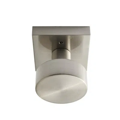 Better Home Products Belvedere 2.25'' Diameter Privacy Round Knob In Satin Nickel