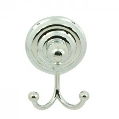 Better Home Products Dolores Park Double Wall Mounted Robe Hook In Chrome