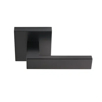 Better Home Products Forest Hill Passage Lever-chrome In Matte Black