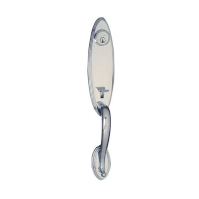 Better Home Products Handle With Knob And Deadbolt Reversible Entry Set In Chrome