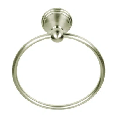 Better Home Products Lombard Towel Ring In Satin Nickel