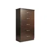 Better Home Products Olivia Wooden Tall 5 Drawer Chest Bedroom Dresser