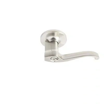 Better Home Products Pacific Keyed Door Lever In Satin Nickel