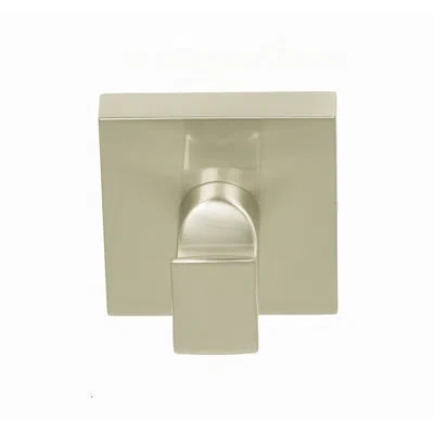 Better Home Products Santa Cruz Single Wall Mounted Robe Hook In Satin Nickel