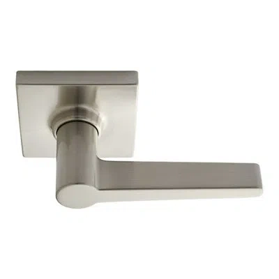 Better Home Products Treasure Island Passage Straight Lever-chrome In Satin Nickel