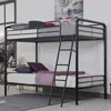 Better Home Products Twin Over Twin Metal Bunk Bed