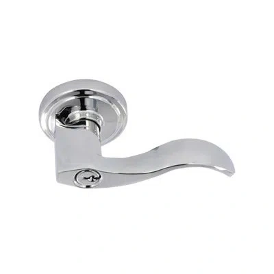 Better Home Products Twin Peaks Keyed Door Lever In Chrome