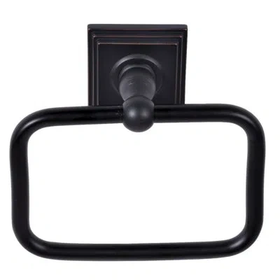 Better Home Products Union Square Towel Ring In Dark Bronze