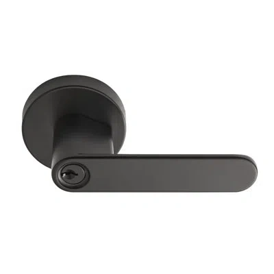 Better Home Products Westlake Entry Lever-matte Black In Chrome