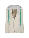 Better Hooded Drawstring Jacket In Neutral