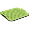 Better Houseware 2-piece Silicone Drying Mat, Green In Green