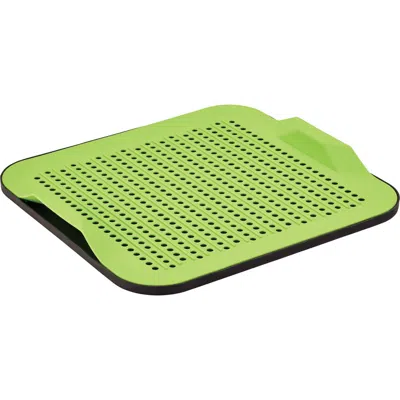 BETTER HOUSEWARE BETTER HOUSEWARE 2-PIECE SILICONE DRYING MAT, GREEN