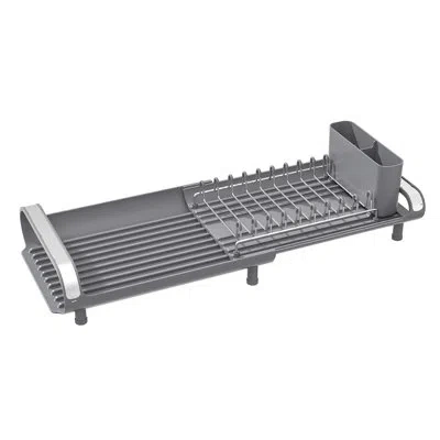 Better Houseware Expanding Dish Rack In Gray