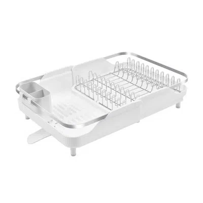 Better Houseware Expanding Dish Rack In White