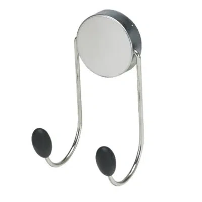 Better Houseware Stainless Steel Magnetic Wall Mounted Hook Rack In Silver