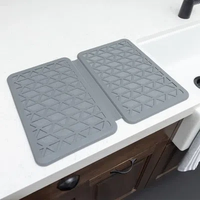 Better Houseware The Magic Dishmat Ii Stone And Silicone Quick-dry Mat In Natural