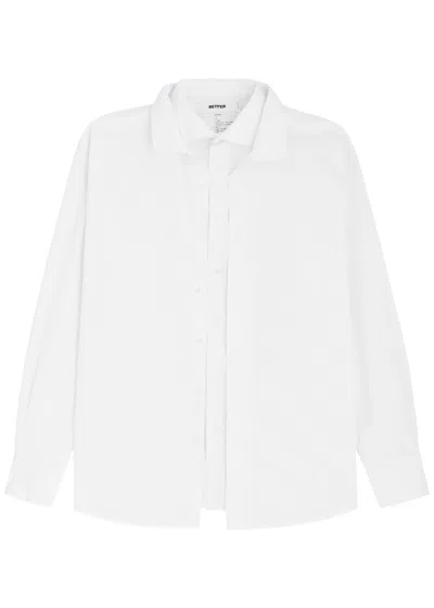 Better Layered Cotton-blend Shirt In White