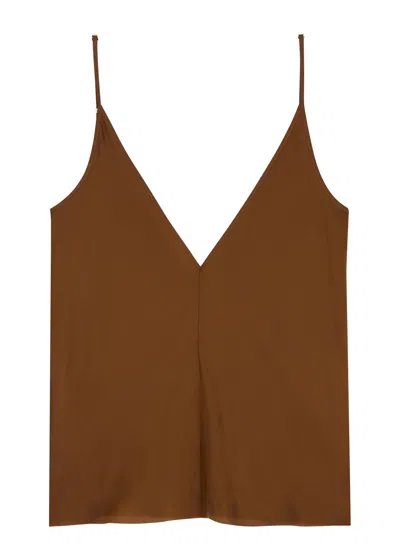 Better Satin Camisole Top In Bronze