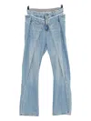 Better Straight-leg Wrap Jeans In Blue