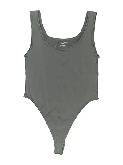 Pre-owned Better / Together Bodysuit In Gray