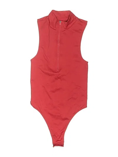 Pre-owned Better / Together Bodysuit In Red
