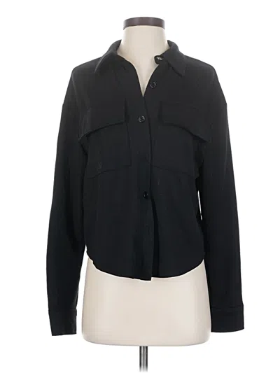 Pre-owned Better / Together Long Sleeve Blouse In Black