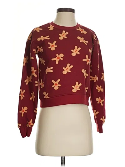 Pre-owned Better / Together Pullover Sweater In Burgundy