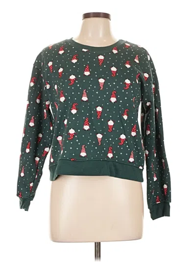 Pre-owned Better / Together Pullover Sweater In Green