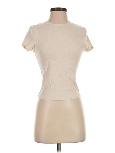 Pre-owned Better / Together Short Sleeve Turtleneck In Tan
