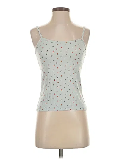 Pre-owned Better / Together Tank Top Blue Sweetheart Neckline Tops