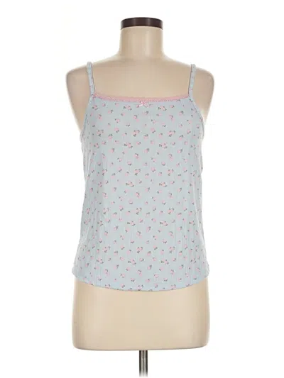 Pre-owned Better / Together Tank Top Blue Sweetheart Neckline Tops
