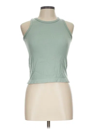 Pre-owned Better / Together Tank Top Green Halter Neckline Tops