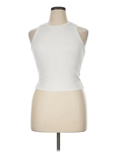Pre-owned Better / Together Tank Top Ivory Halter Neckline Tops