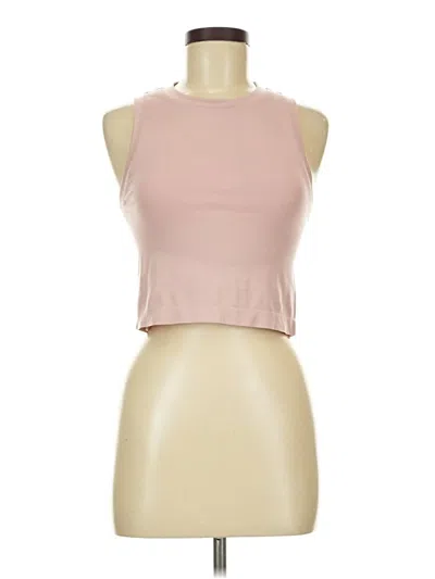 Pre-owned Better / Together Tank Top Pink Halter Neckline Tops