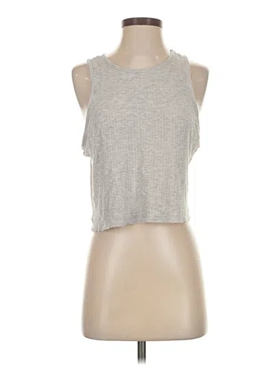 Pre-owned Better / Together Tank Top Silver Halter Neckline Tops