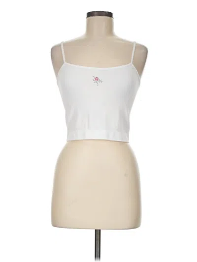 Pre-owned Better / Together Tank Top White Strapless Neckline Tops