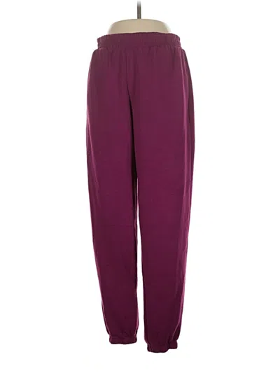 Pre-owned Better / Together Track Pants In Burgundy