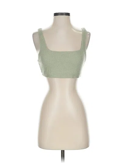 Pre-owned Better / Together Tube Top Green Square Neckline Tops