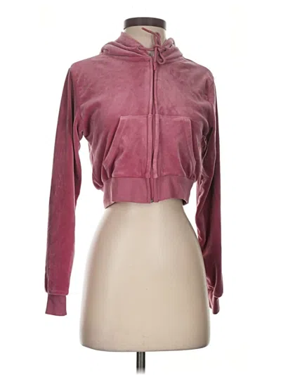 Pre-owned Better / Together Zip Up Hoodie In Burgundy
