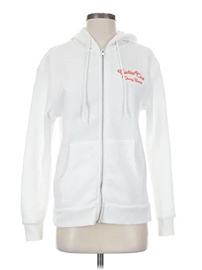 Pre-owned Better / Together Zip Up Hoodie In White