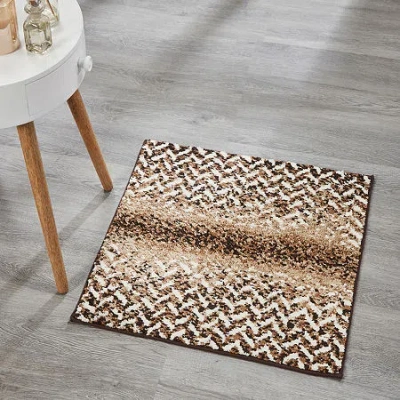 Better Trends Casablanca Bath Rug In Brown