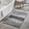 Better Trends Casablanca Bath Rug In Gray