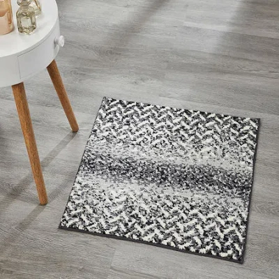 Better Trends Casablanca Bath Rug In Gray