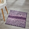 Better Trends Casablanca Bath Rug In Purple